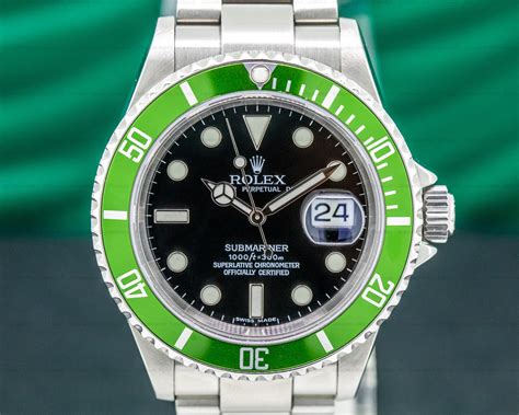 rolex green bezel for sale|rolex submariner green 50th anniversary.